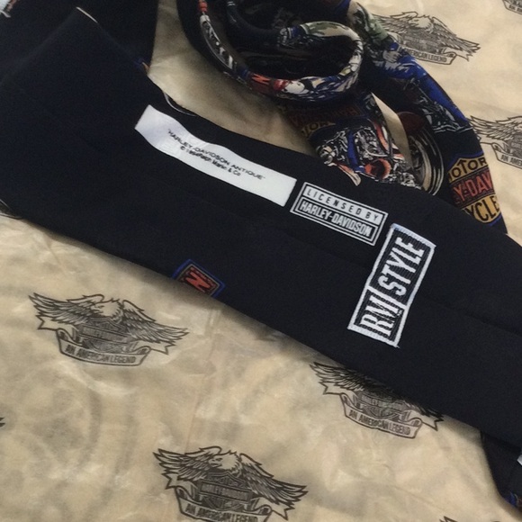 Harley Davidson Antique tie 1994 by Ralph Marlin. Nice. - Picture 4 of 6
